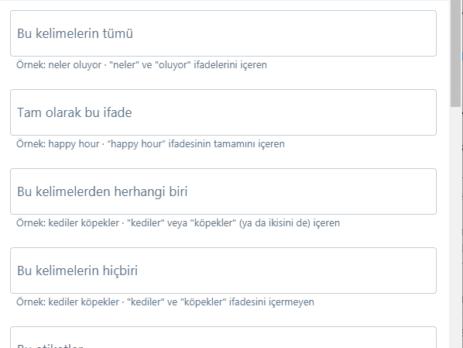 Twitter Gelişmiş Arama