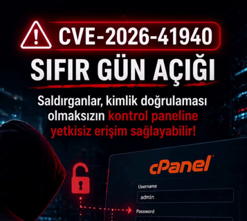 cPanel WHM kritik güvenlik zafiyeti CVE-2026-41940